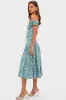 Ceiba Siembra Embroidered Linen Midi Dress sold by Tuckernuck