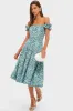 Ceiba Siembra Embroidered Linen Midi Dress sold by Tuckernuck