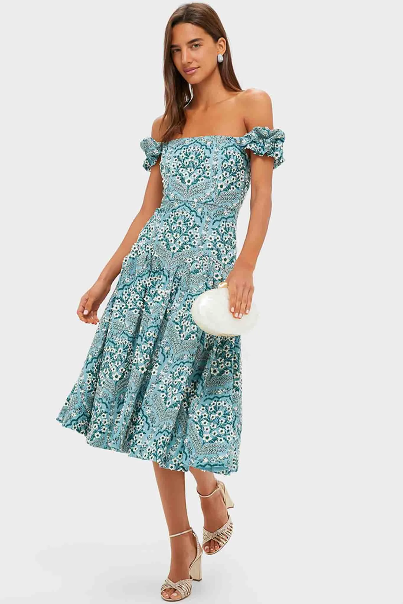 Ceiba Siembra Embroidered Linen Midi Dress sold by Tuckernuck product image thumbnail 2