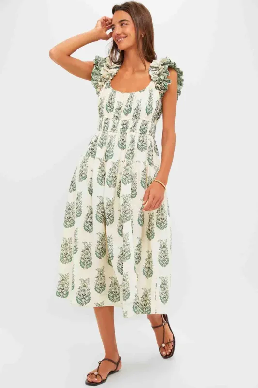 Jade Terrace Cotton Linen Liana Dress sold by Tuckernuck