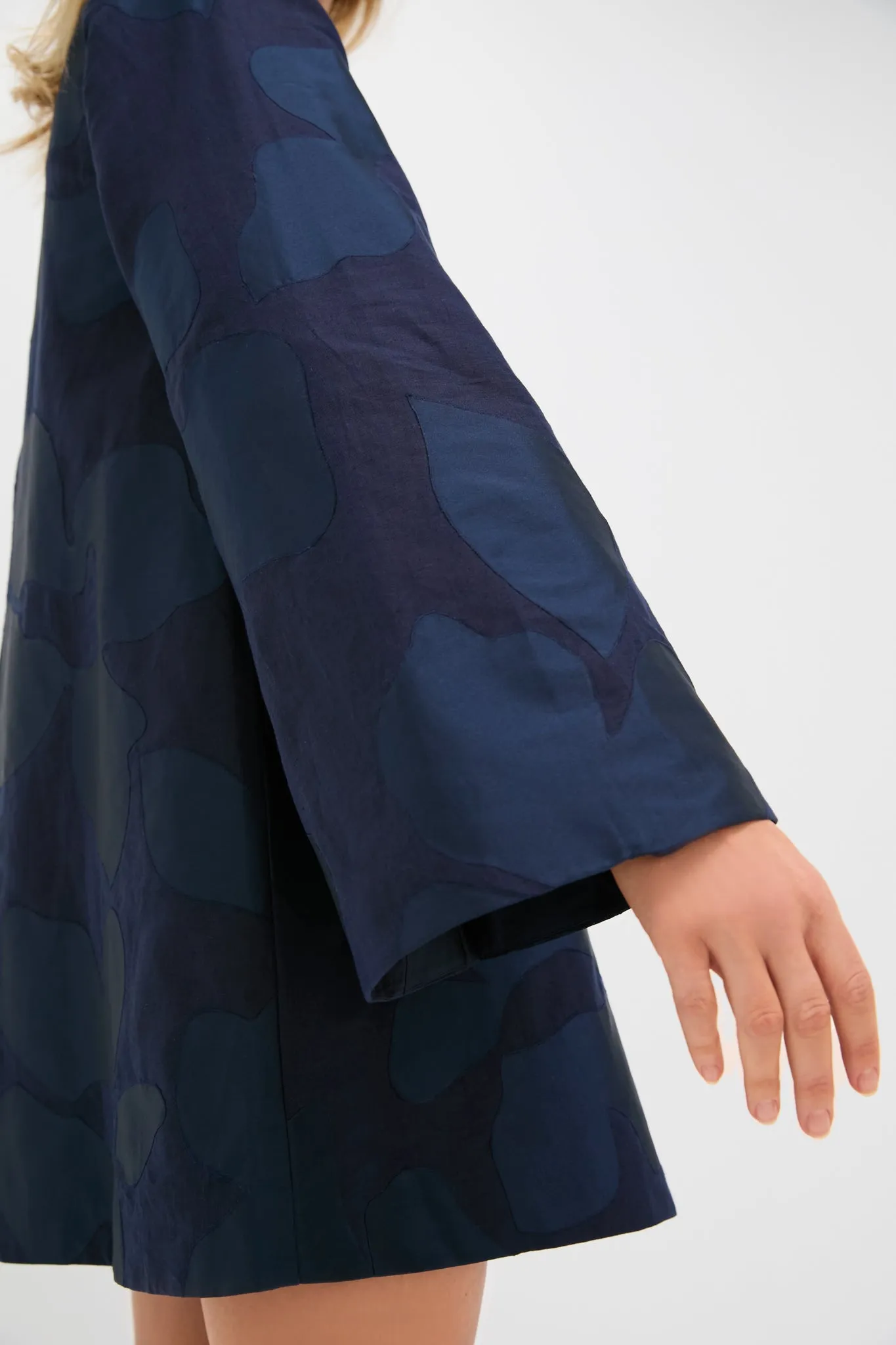 Midnight Blue Flare Flora Dress sold by Tuckernuck product image thumbnail 5