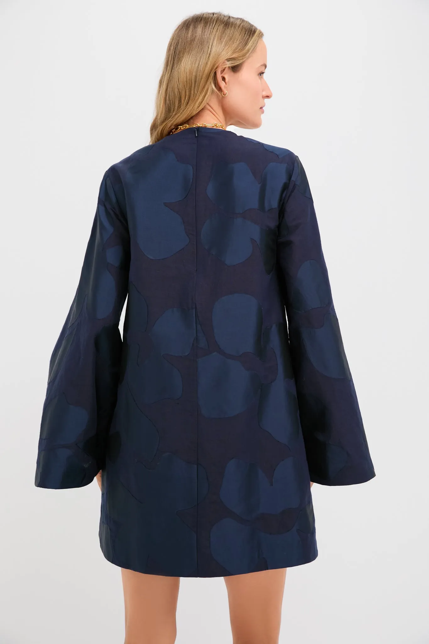 Midnight Blue Flare Flora Dress sold by Tuckernuck product image thumbnail 4