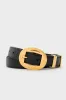Black Vintage Brass Buckle Belt sold by Tuckernuck