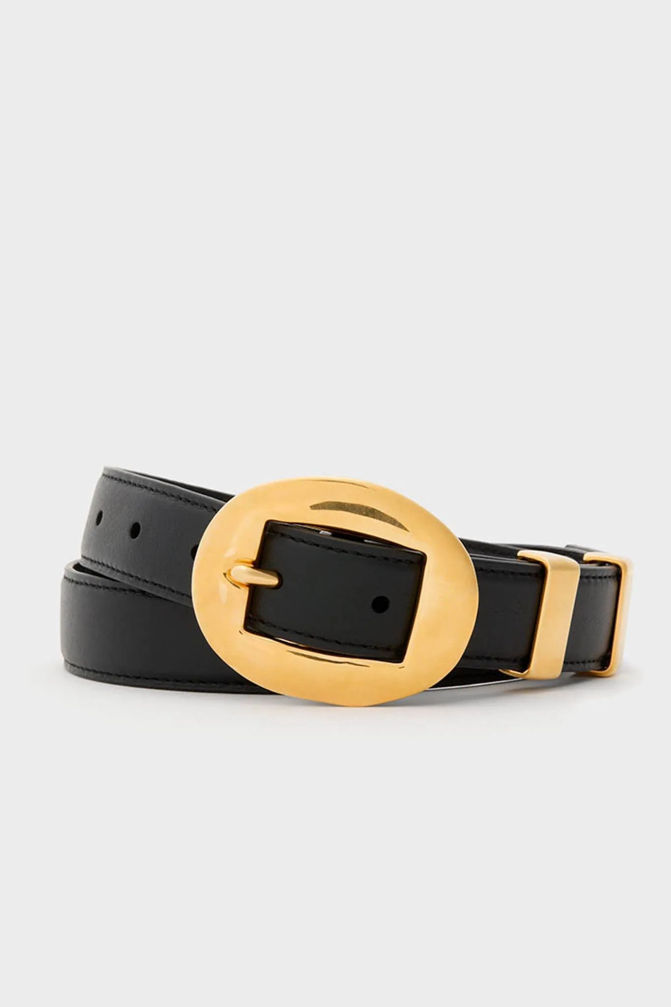Black Vintage Brass Buckle Belt sold by Tuckernuck