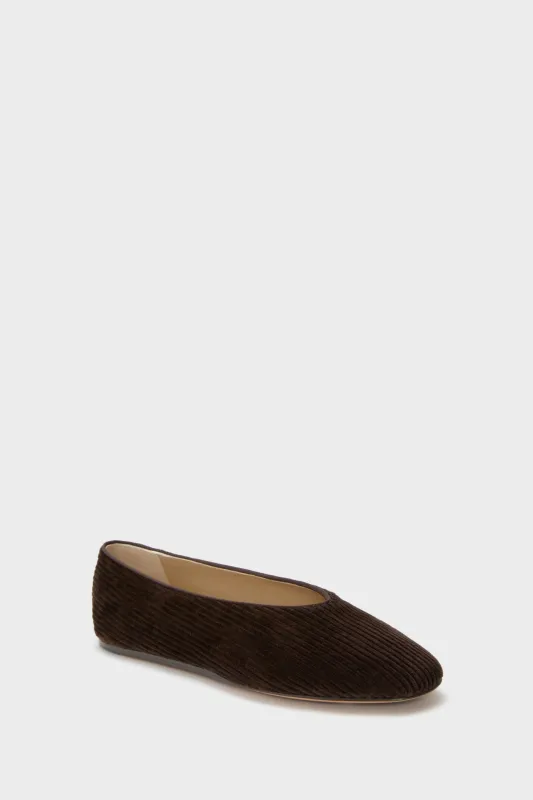 Chocolate Corduroy Regency Slippers sold by Tuckernuck