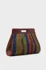 Jungle Stripe Raffia Rue Tote Bag sold by Tuckernuck