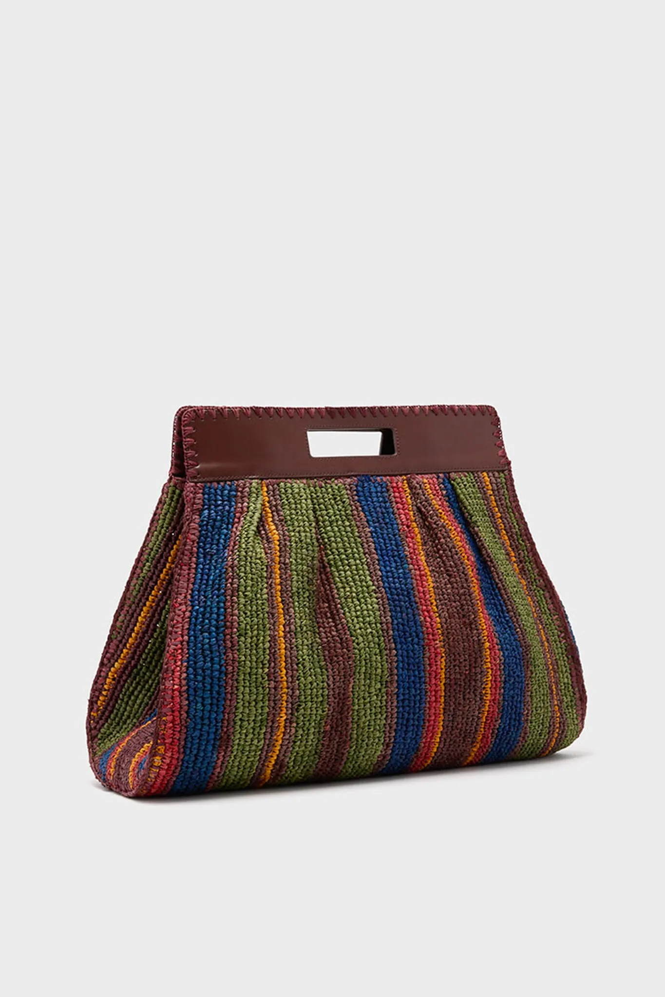 Jungle Stripe Raffia Rue Tote Bag sold by Tuckernuck product image thumbnail 4