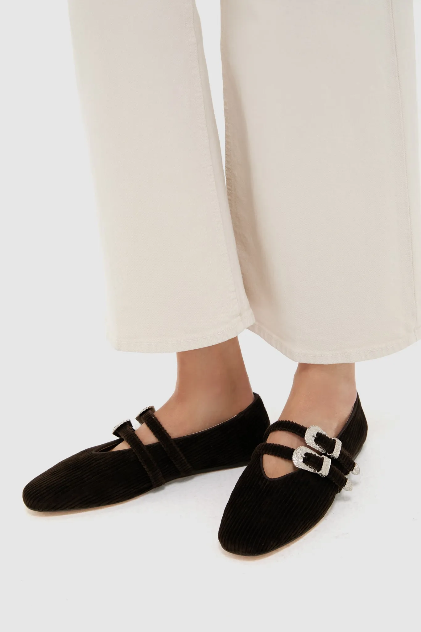 Chocolate Corduroy Claudia Slippers sold by Tuckernuck product image thumbnail 2