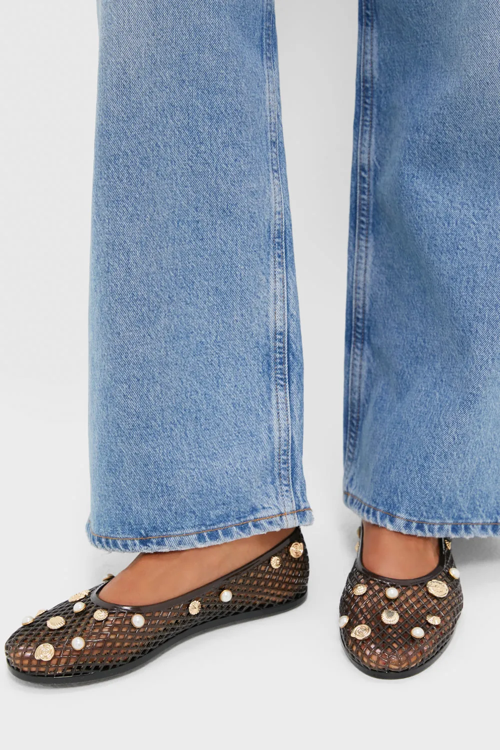 Black Iro Jelly Shell Flats sold by Tuckernuck product image thumbnail 2