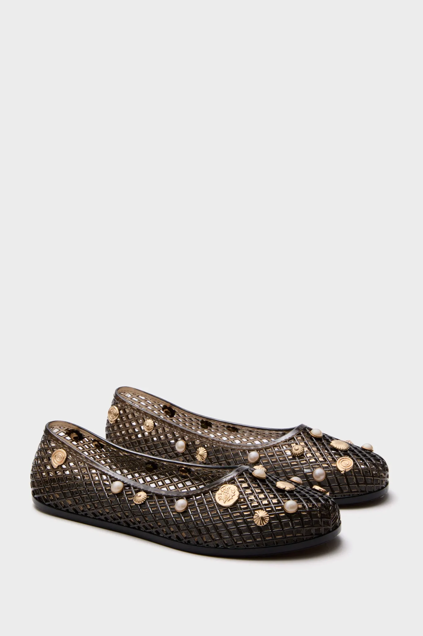 Black Iro Jelly Shell Flats sold by Tuckernuck product image thumbnail 4