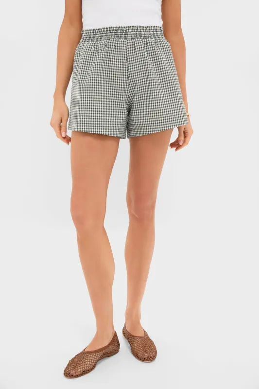 Green Gingham Lane Short sold by Tuckernuck