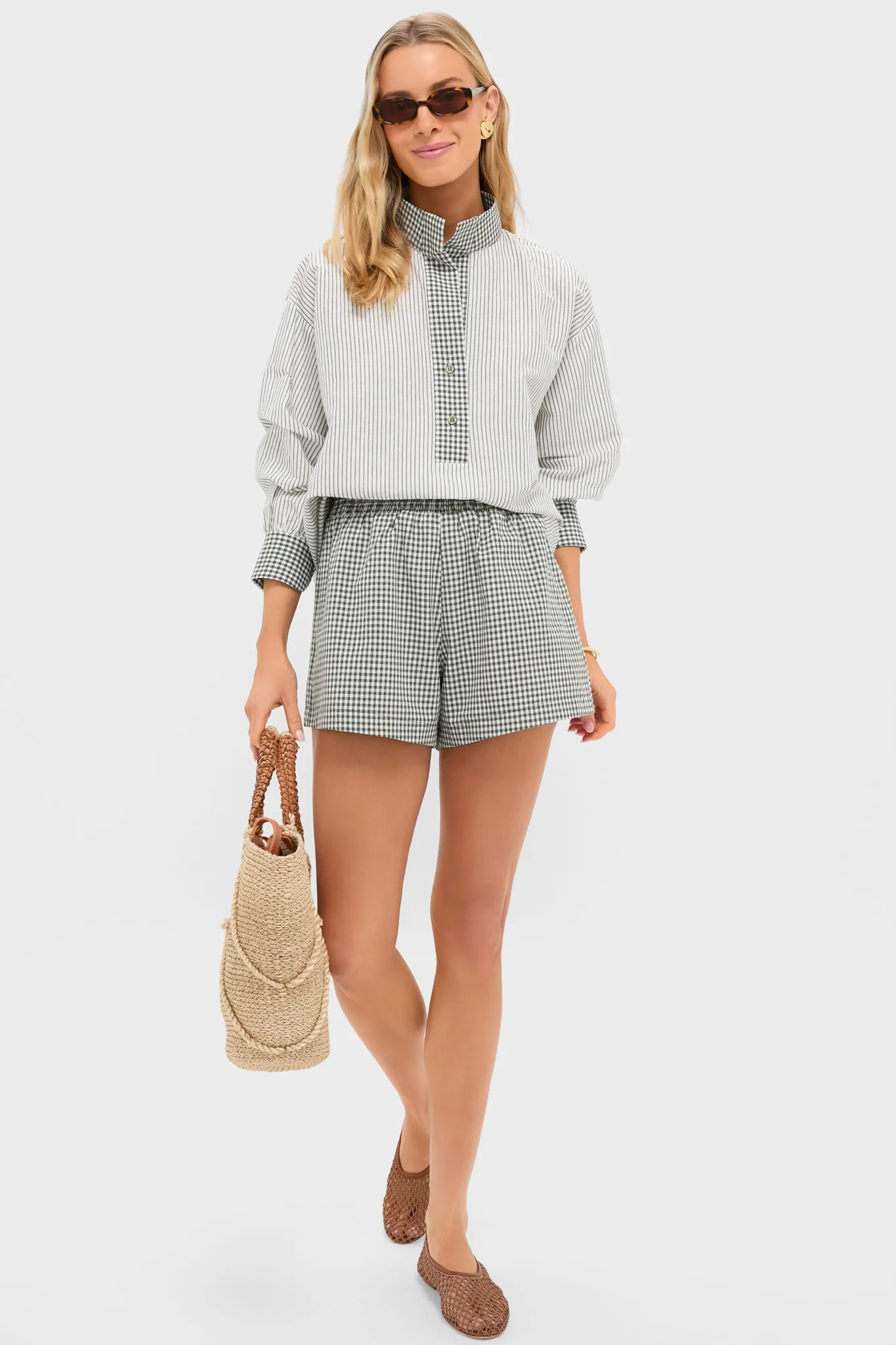 Green Gingham Lane Short sold by Tuckernuck product image thumbnail 2