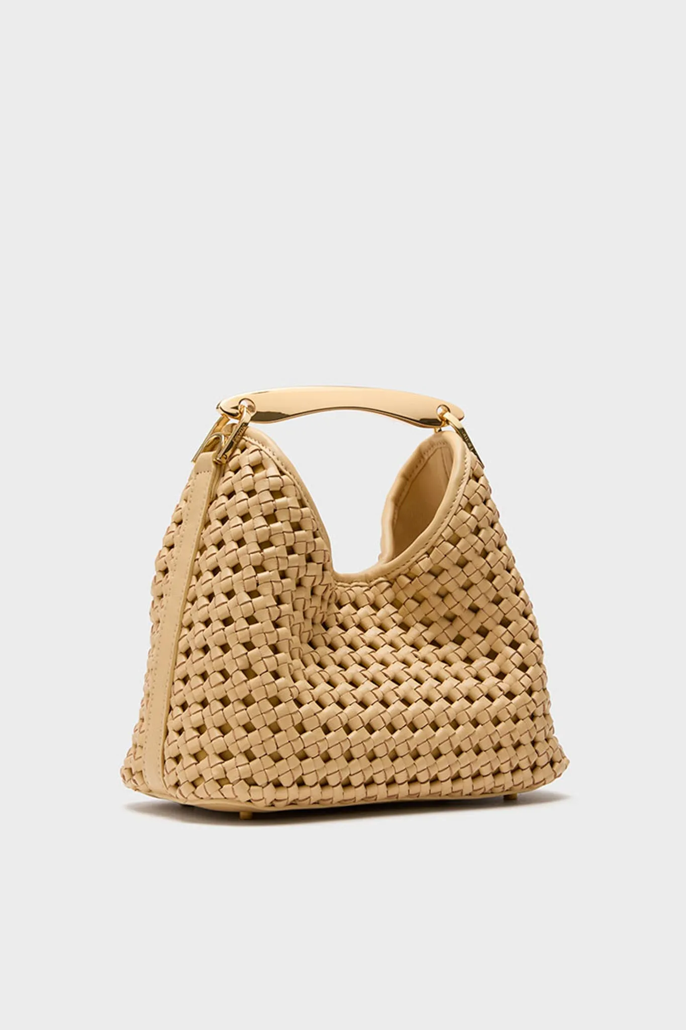 Butter Woven Leather Small Boomerang Bag sold by Tuckernuck product image thumbnail 5