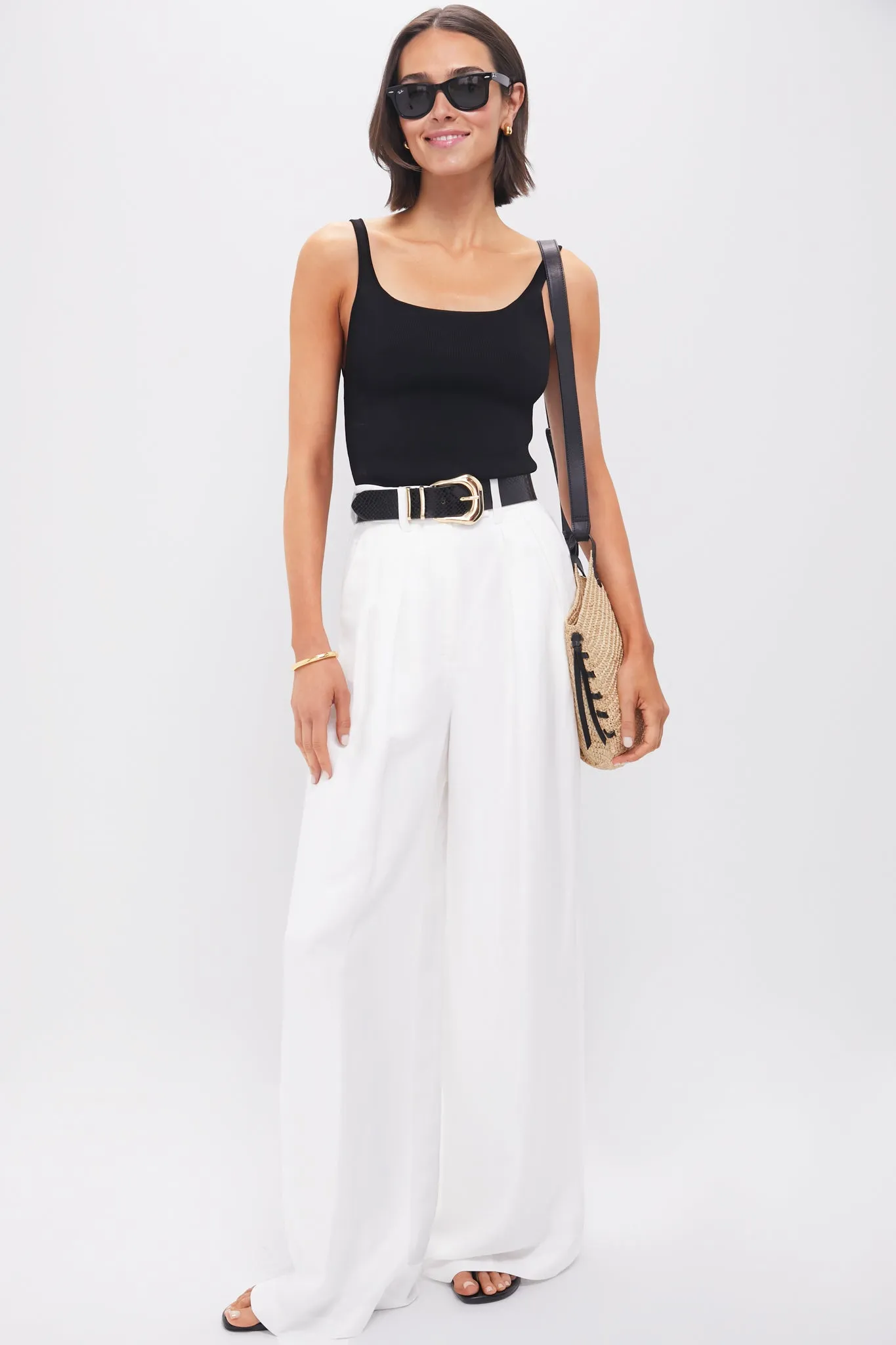 Black and Gold Koda Python Belt sold by Tuckernuck product image thumbnail 3