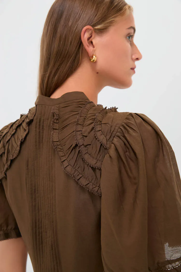 Dark Khaki Celyana Dress sold by Tuckernuck product image thumbnail 5