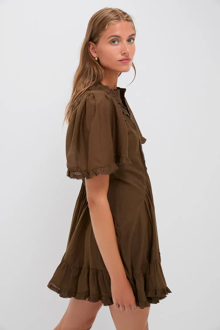 Dark Khaki Celyana Dress sold by Tuckernuck product image thumbnail 3
