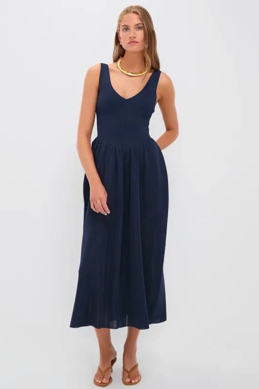 Navy Lollie Dress sold by Tuckernuck