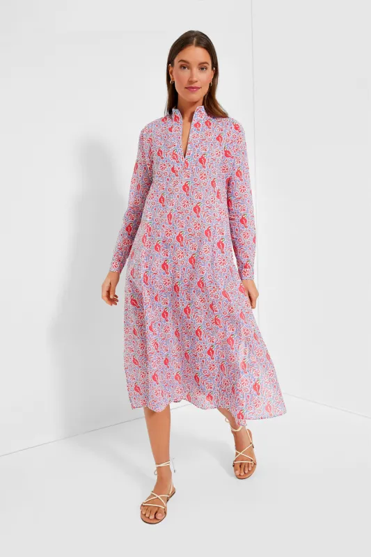 Blue Grey Watermelon Pavarti Maxi made by Tuckernuck