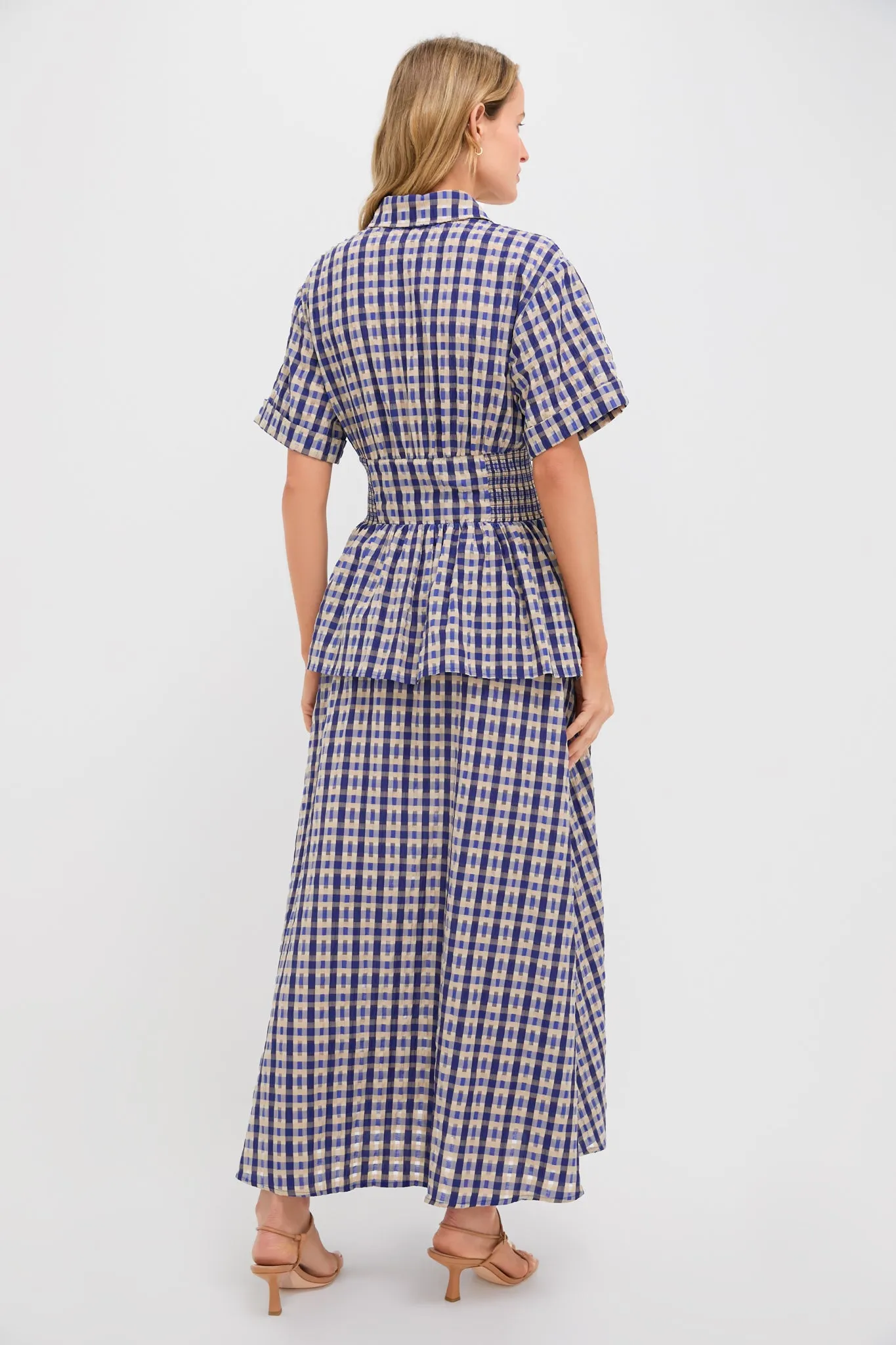 Navy Check Boogie Woogie Bugle Boy Dress sold by Tuckernuck product image thumbnail 4