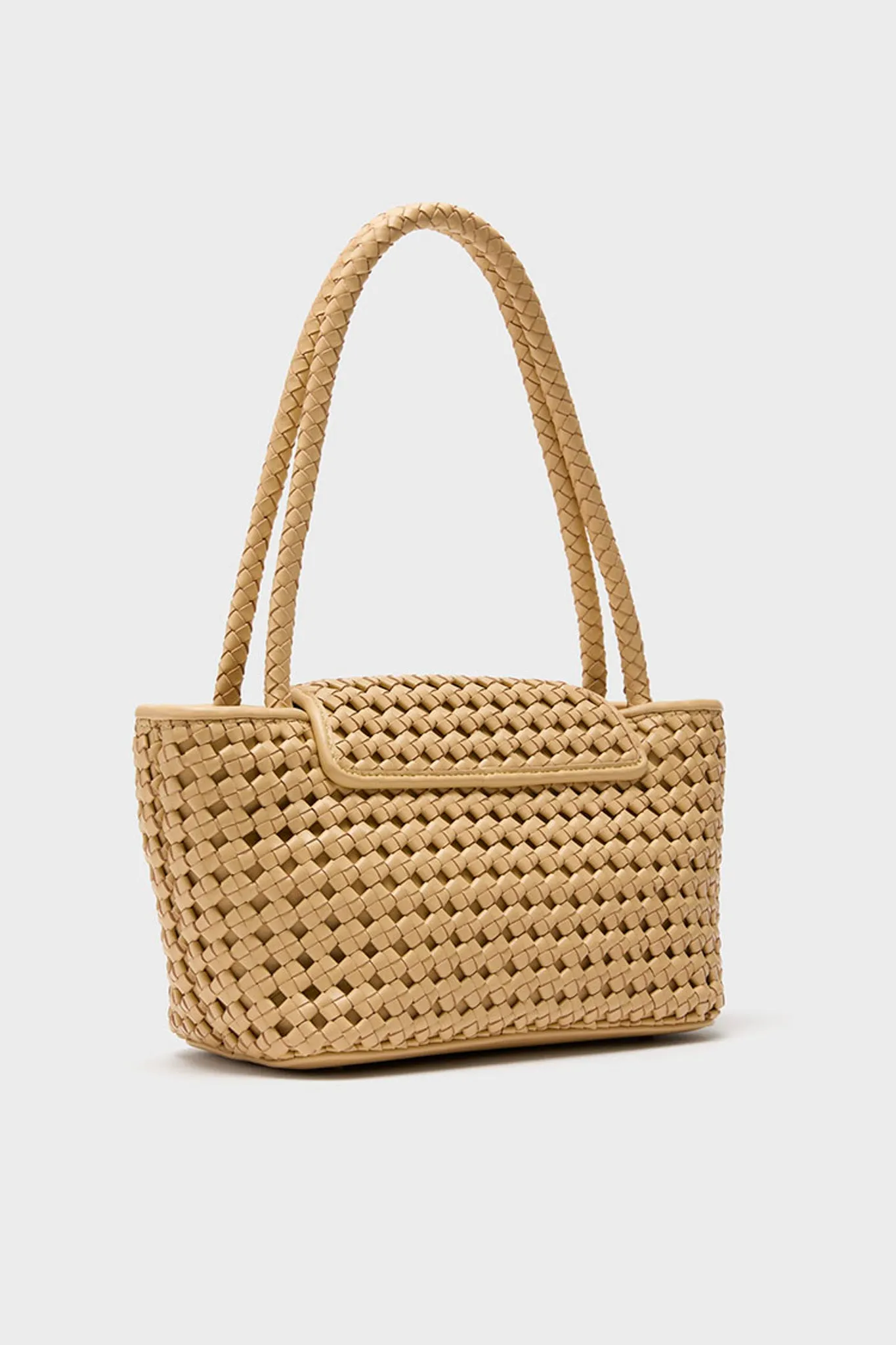 Butter Woven Leather Courrier Tote sold by Tuckernuck product image thumbnail 5