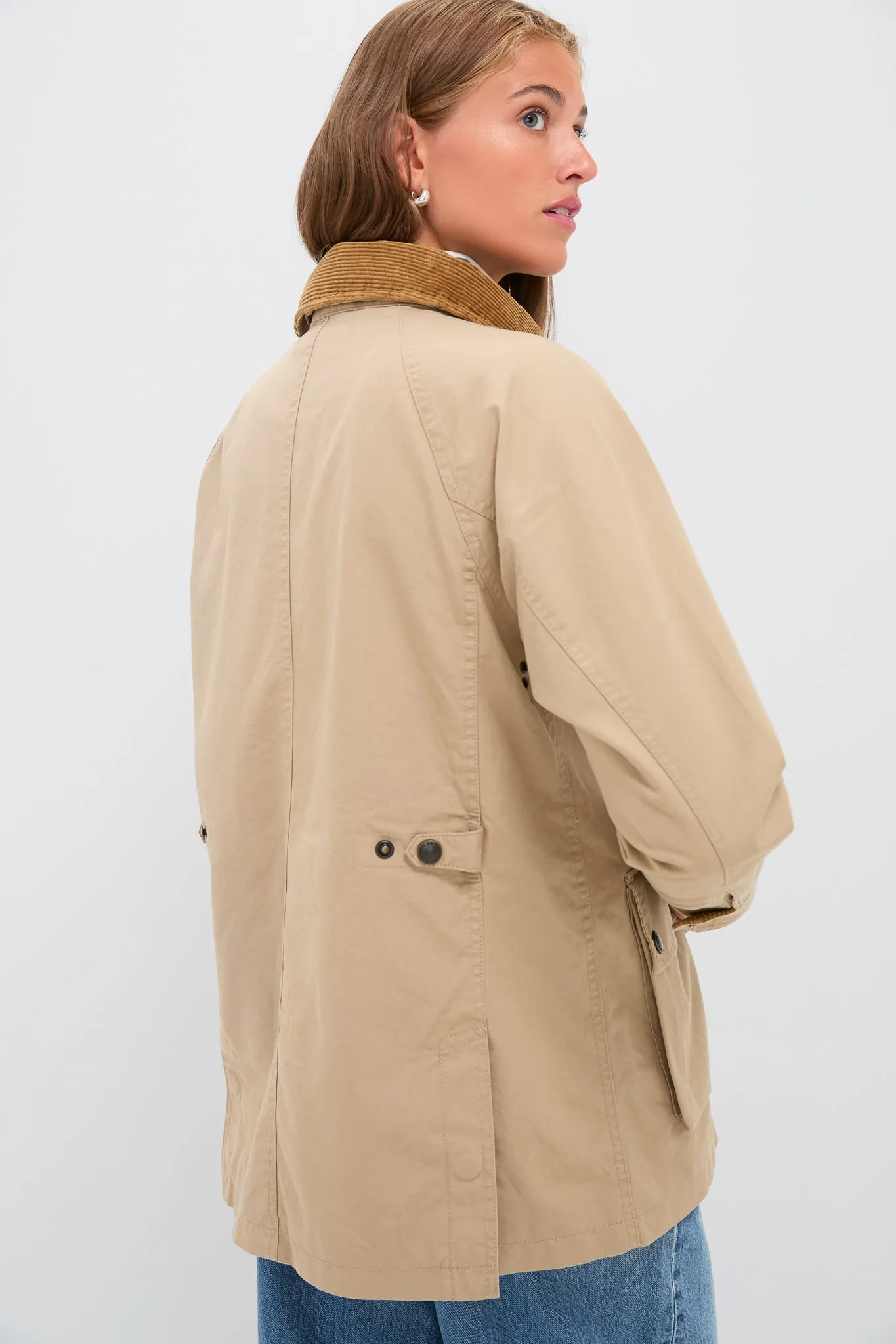 Vintage Khaki Cotton Woven Field Jacket sold by Tuckernuck product image thumbnail 4