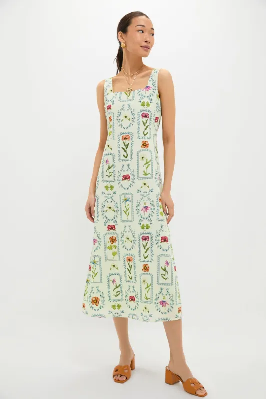 Mint Stamp Minnie Midi Dress sold by Tuckernuck