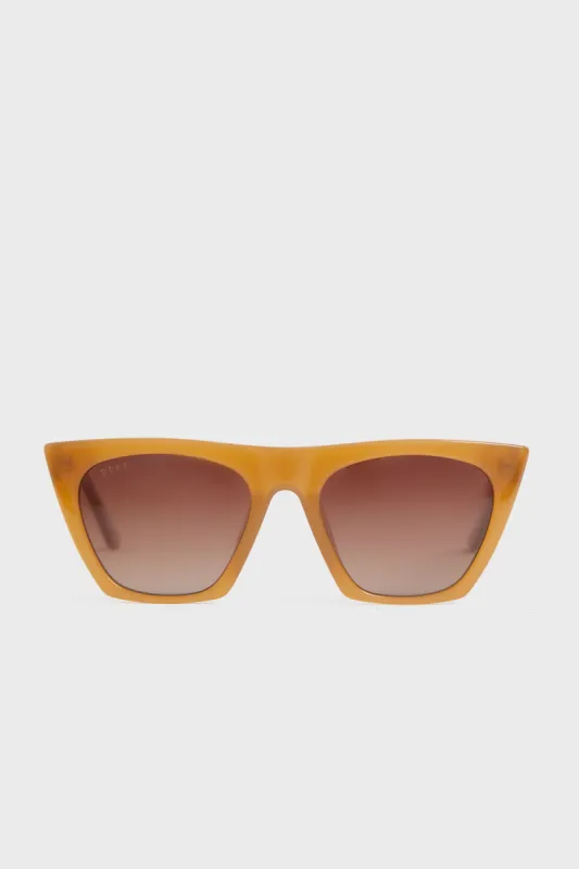 Salted Caramel and Brown Avril Sunglasses sold by Tuckernuck