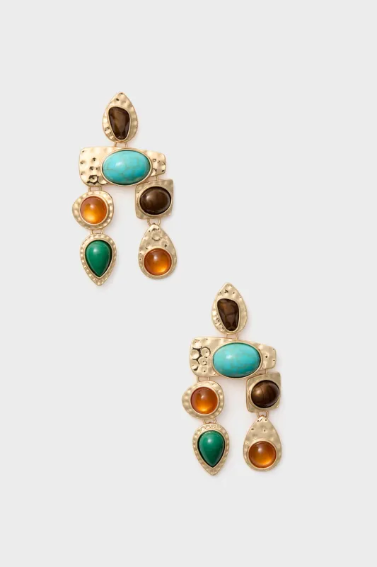 Dusk Multi Stone Earrings sold by Tuckernuck