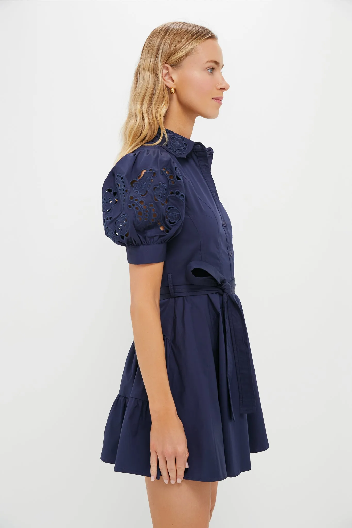 Navy Nara Mini Dress sold by Tuckernuck product image thumbnail 3