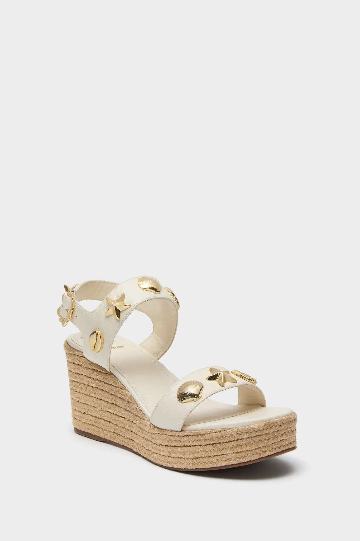 Ivory Saffino Madison Hi Espadrilles sold by Tuckernuck