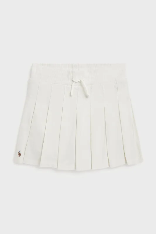 Girls Cotton Jersey Pleated Scooter Skirt sold by Tuckernuck