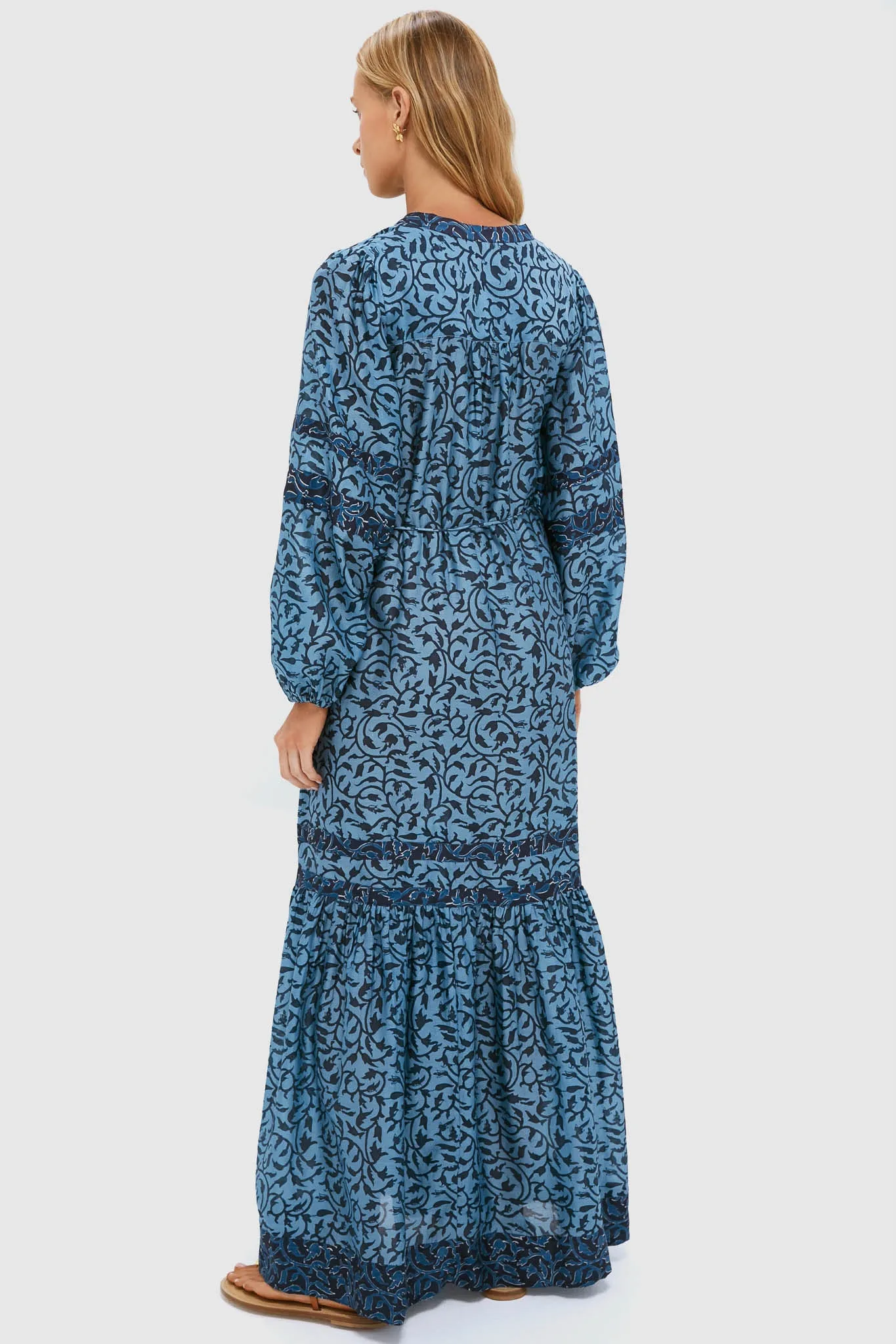 Indigo Midnight Vine Viviana Dress sold by Tuckernuck product image thumbnail 4