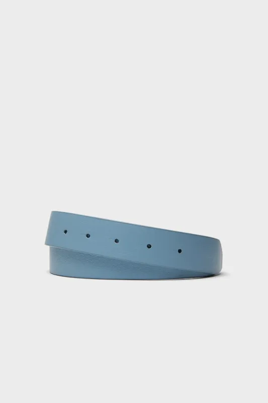 Atlantic Navy and Chambray Reversible Leather Belt sold by Tuckernuck