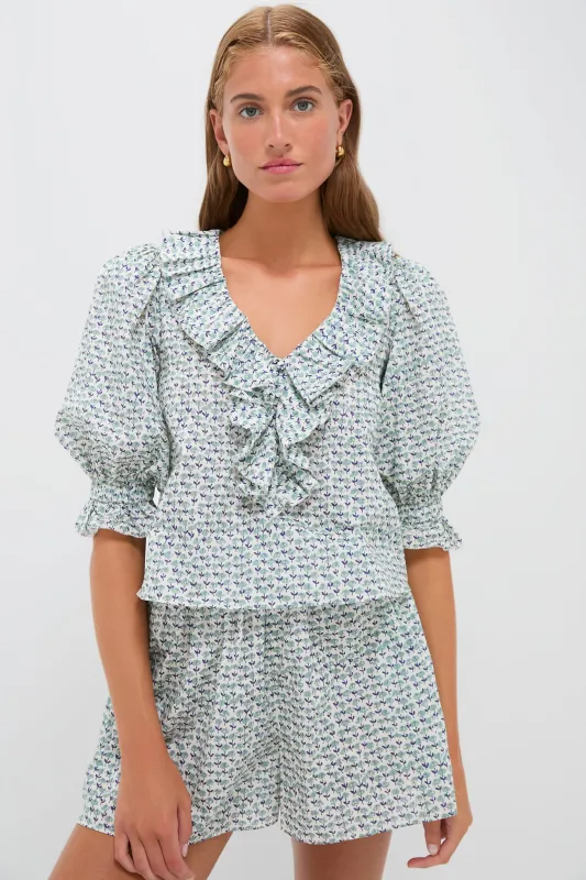 Ditsy Floral Imogen Blouse sold by Tuckernuck