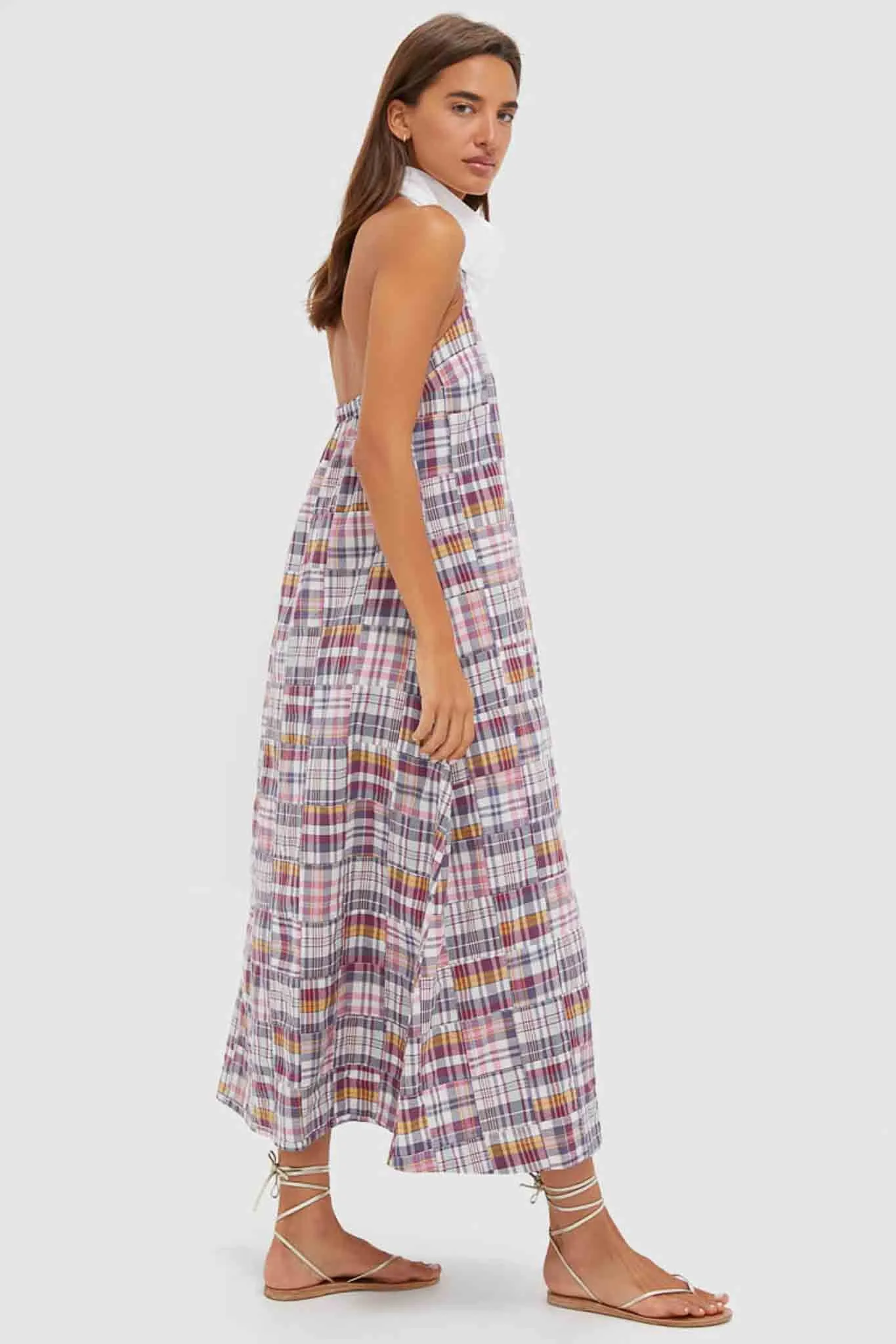 chinese dress ladies Shiloh Boho Patchwork Maxi Dress
