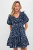Blue Floral Samson Mini Dress sold by Tuckernuck