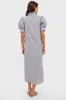 Dusty Blue and Brown Floral Louisa Maxi Dress sold by Tuckernuck