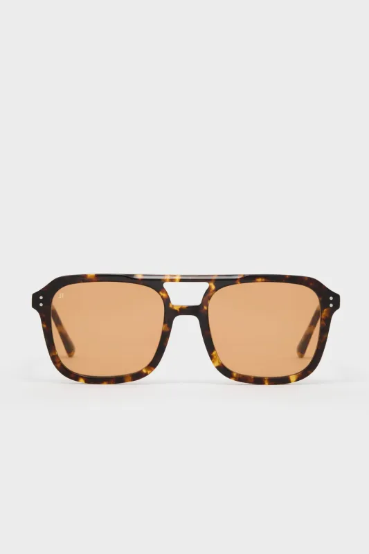 Tortoise Elma Sunglasses sold by Tuckernuck