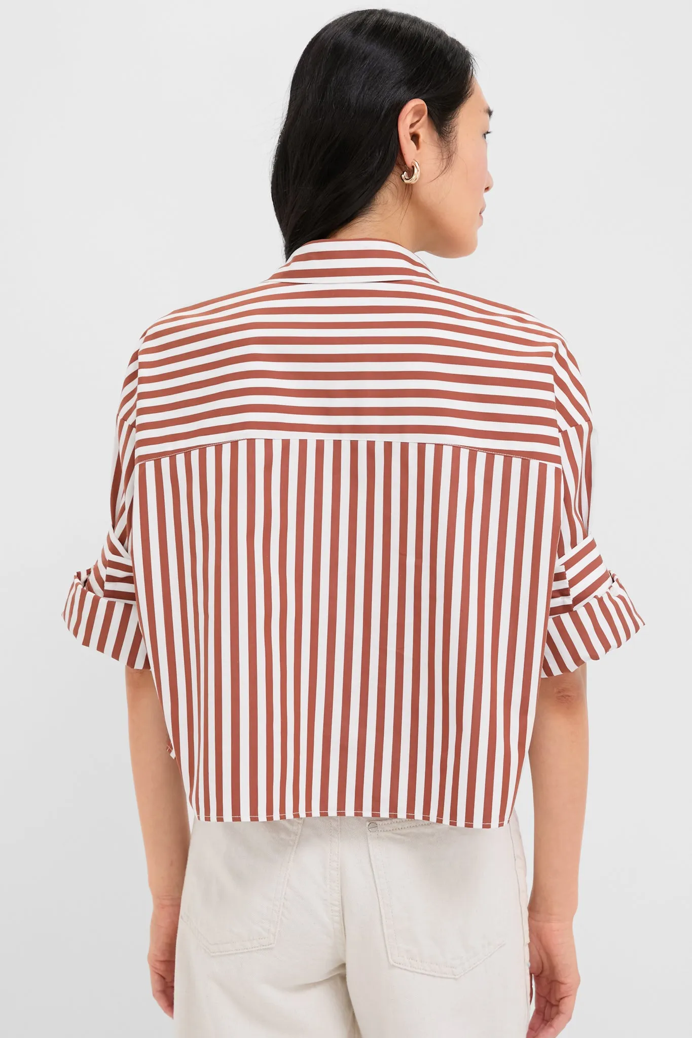 Ivory and Cognac Next Ex Shirt sold by Tuckernuck product image thumbnail 4