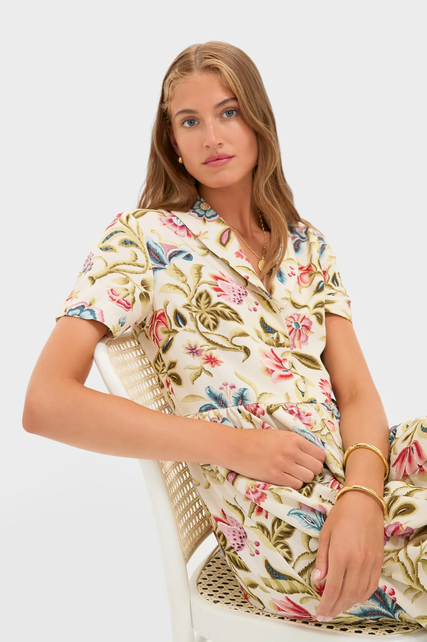 Dianthus Floral Adelaide Dress sold by Tuckernuck product image thumbnail 5