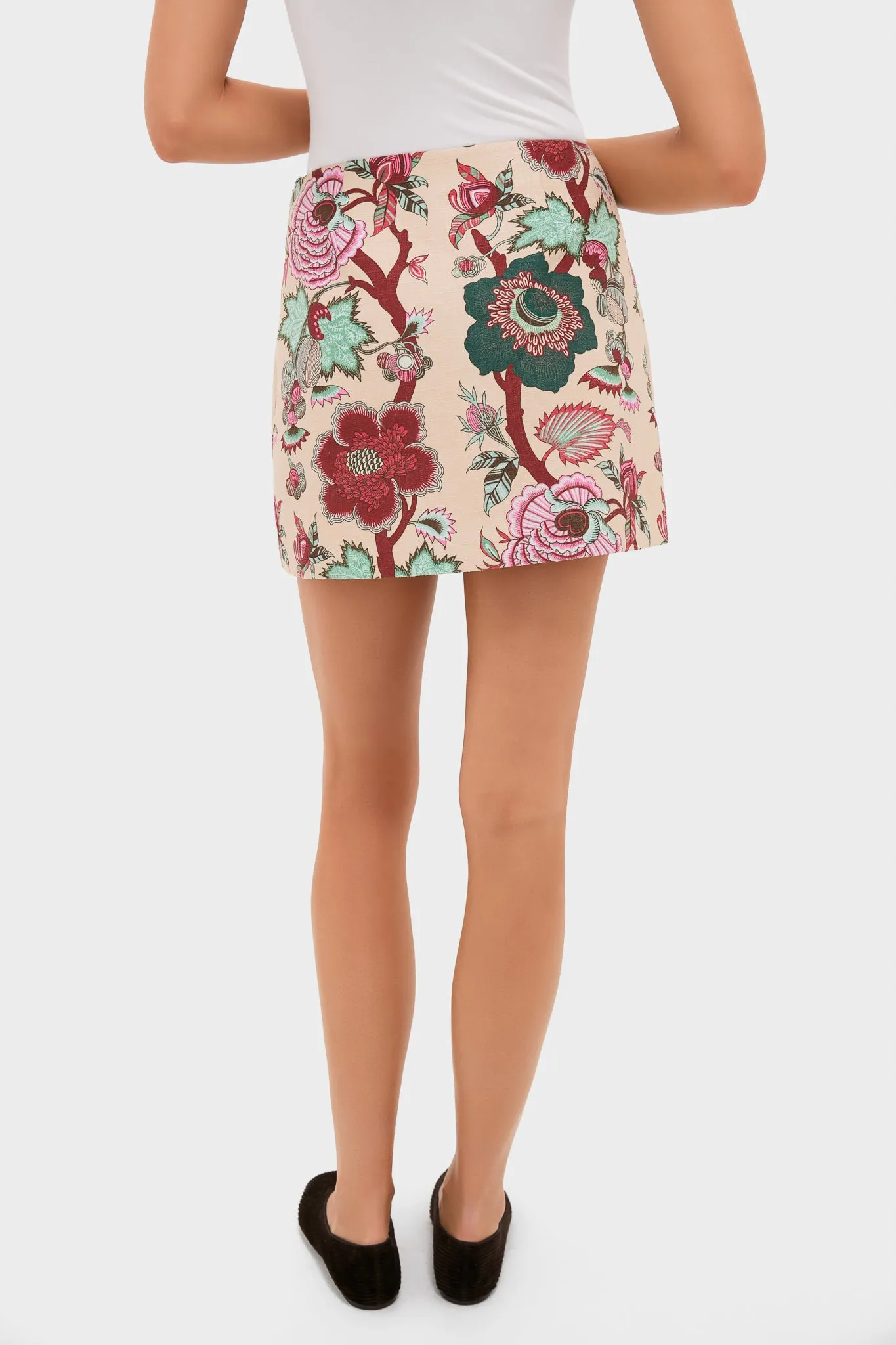 Garden Scrollwork Jacquard Meg Mini Skirt sold by Tuckernuck product image thumbnail 4