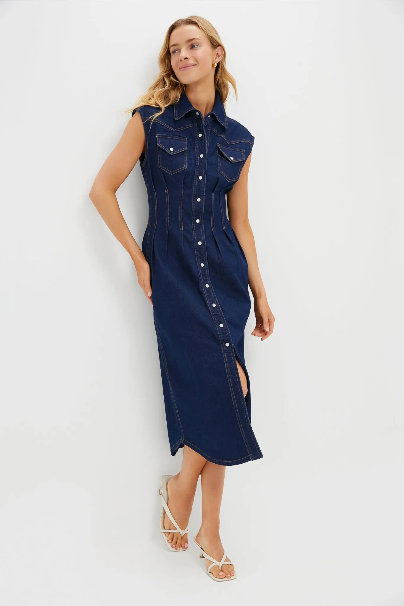 Indigo Eliana Midi Dress sold by Tuckernuck
