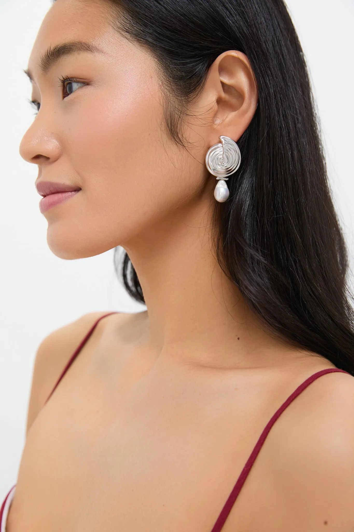 Silver Spiral Interchangeable Earrings sold by Tuckernuck product image thumbnail 2