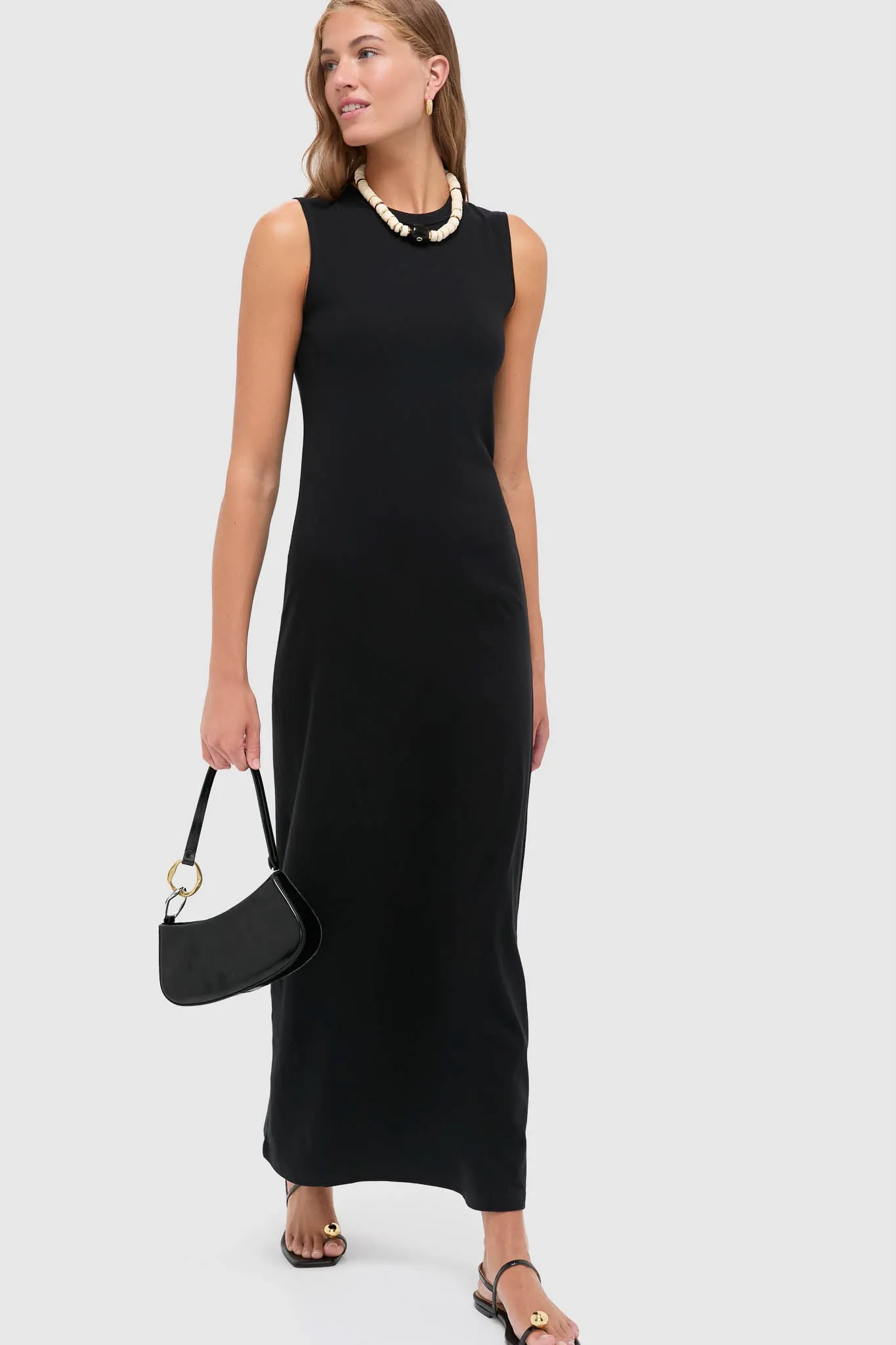 Black Margo Sleeveless Maxi Dress sold by Tuckernuck product image thumbnail 2