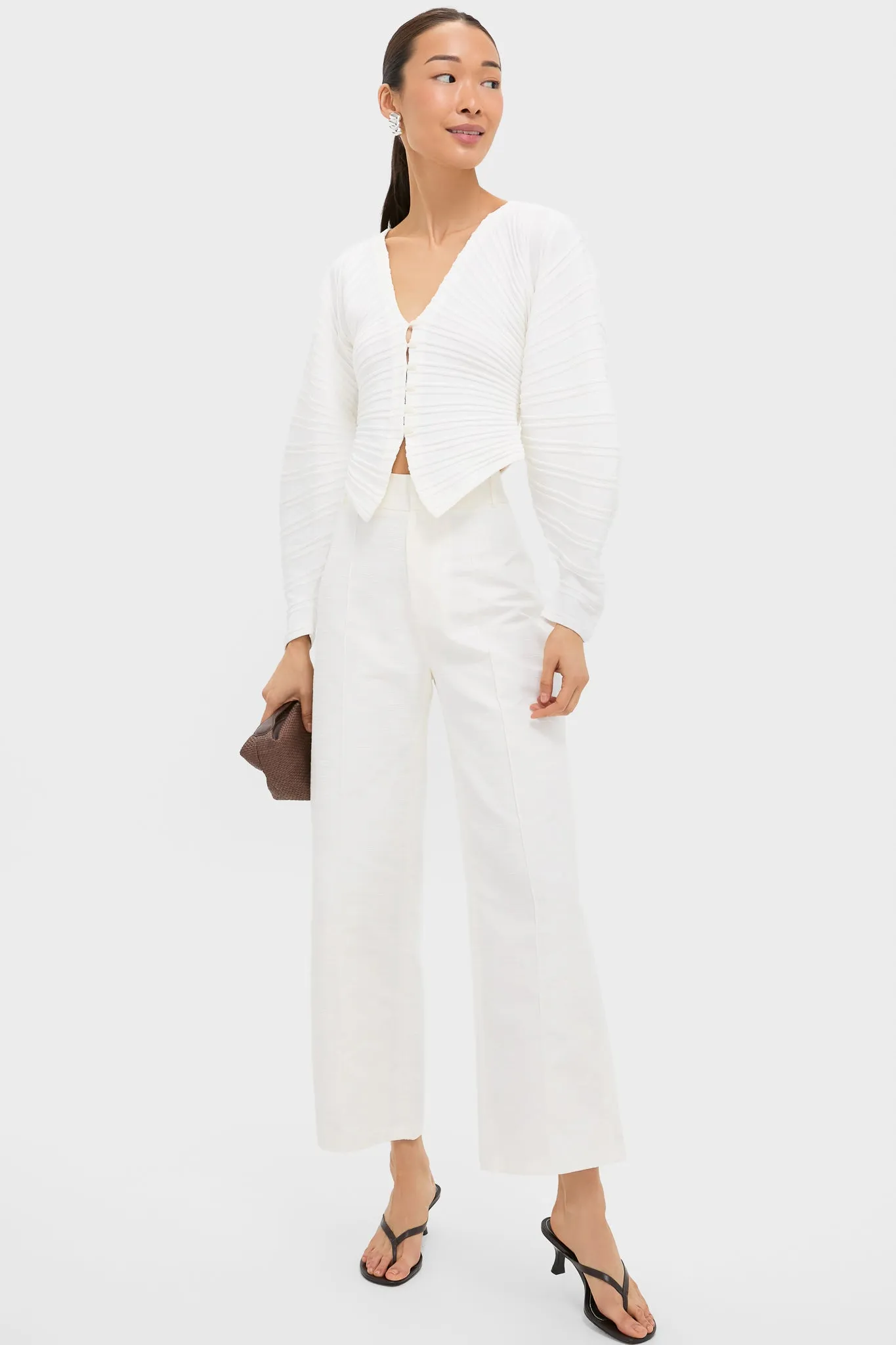 Off White Blair Knit Cardigan sold by Tuckernuck product image thumbnail 2