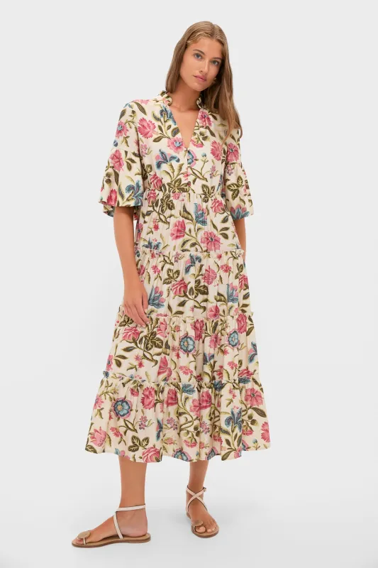 Dianthus Floral Jenna Dress sold by Tuckernuck