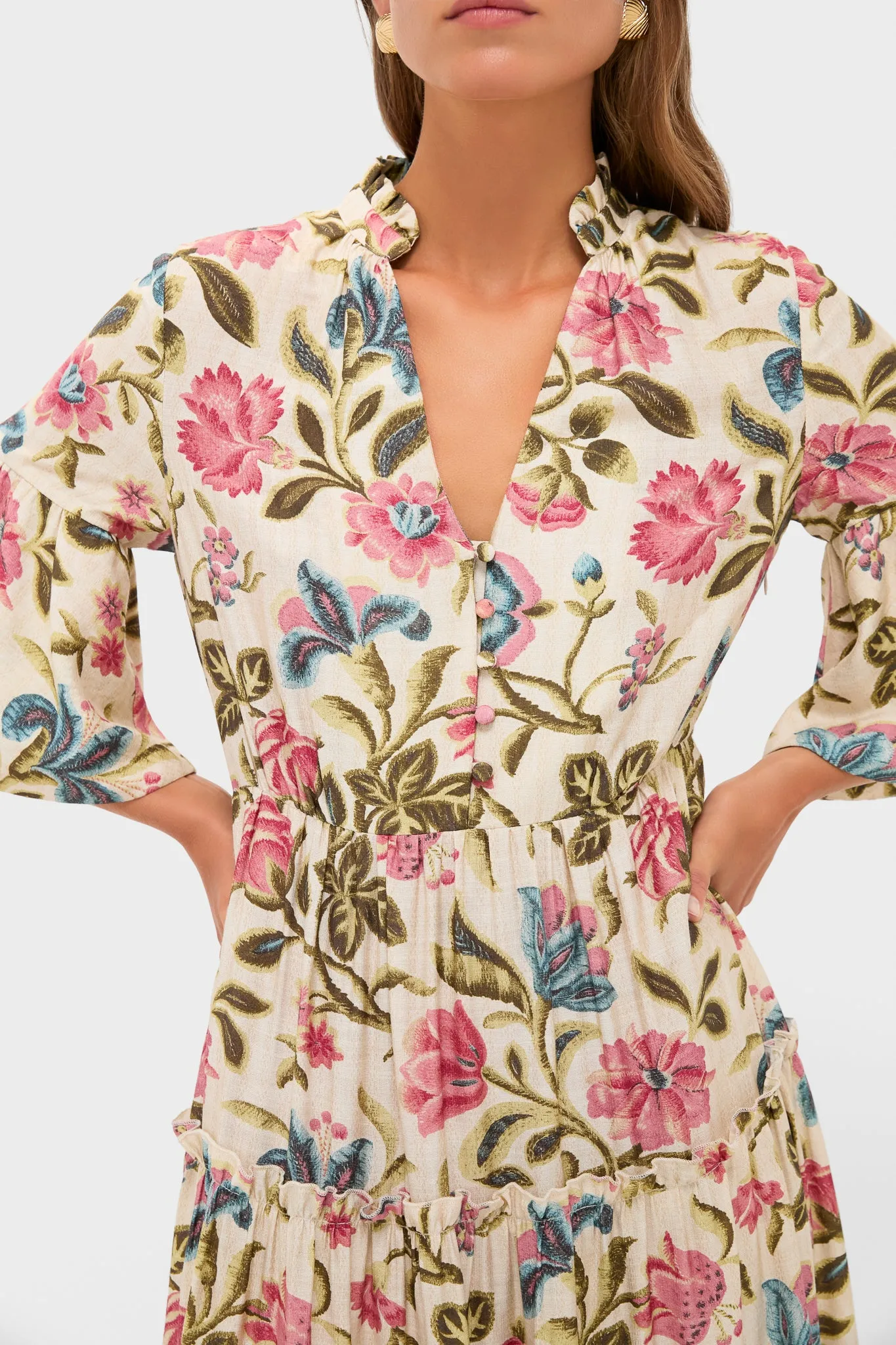 Dianthus Floral Jenna Dress sold by Tuckernuck product image thumbnail 5