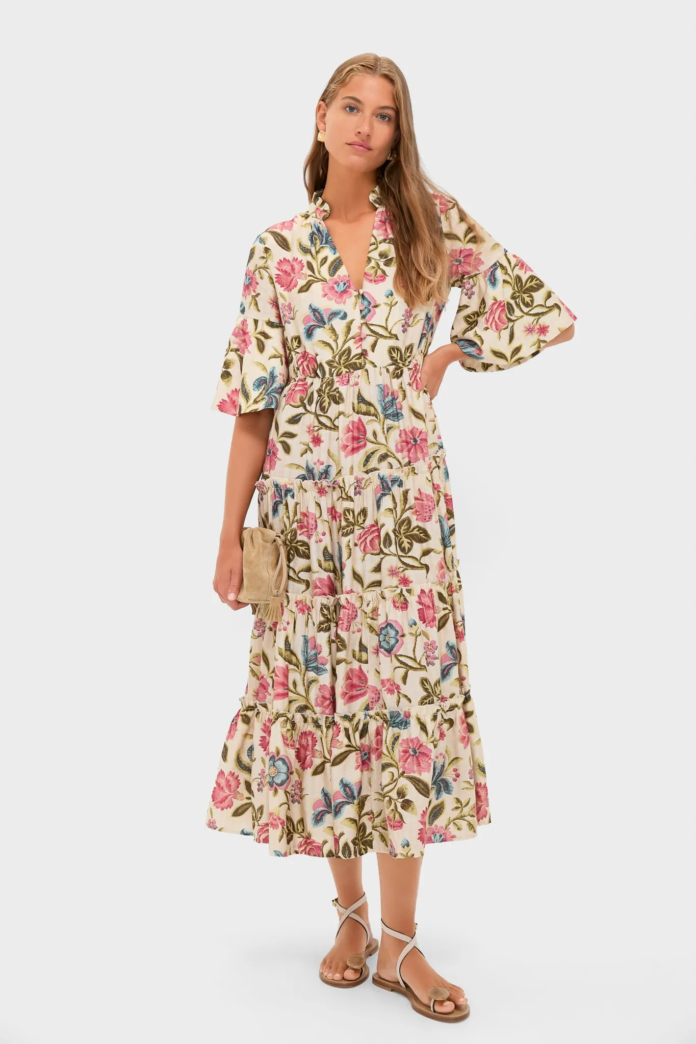 Dianthus Floral Jenna Dress sold by Tuckernuck product image thumbnail 2