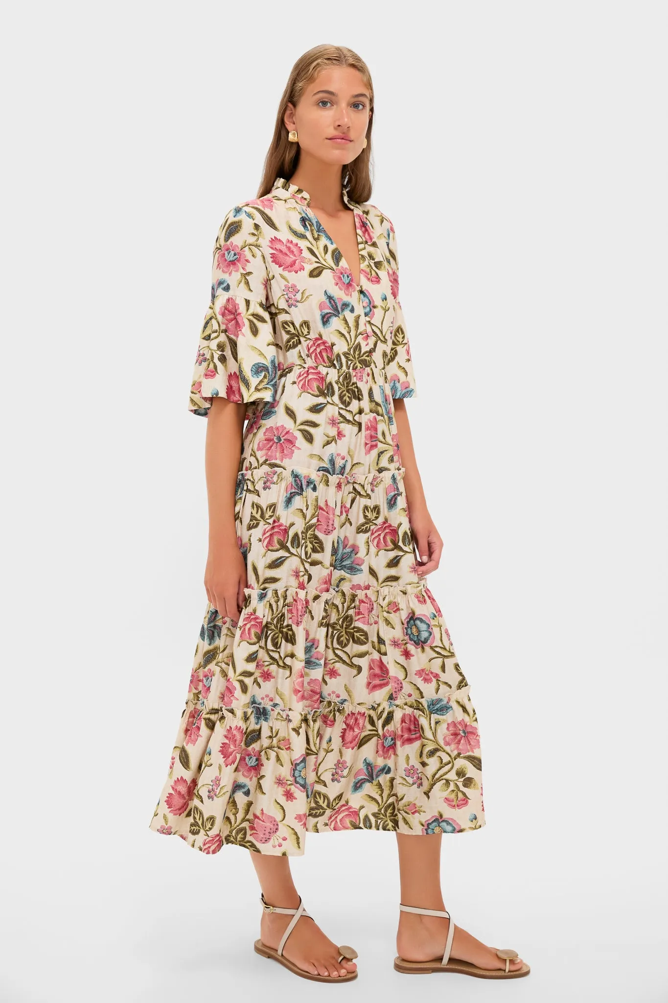 Dianthus Floral Jenna Dress sold by Tuckernuck product image thumbnail 3