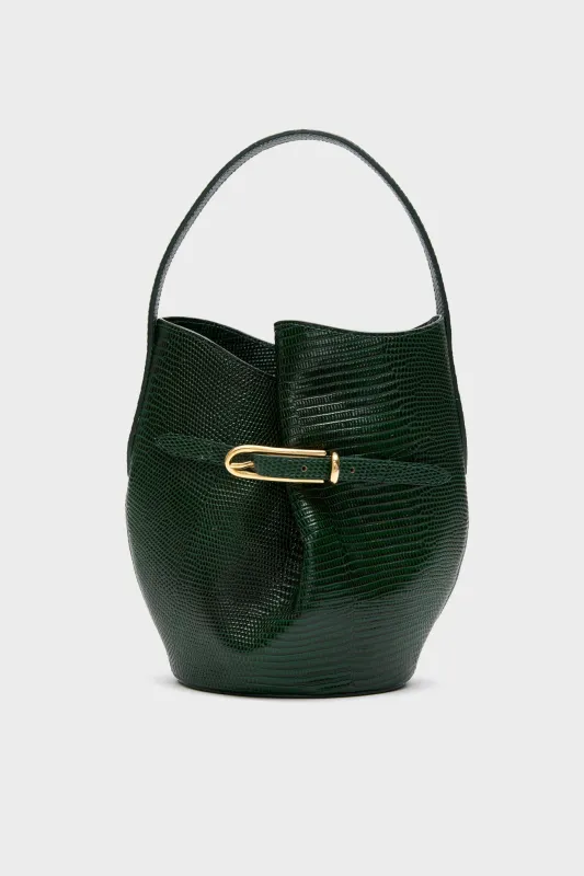 Emerald Mini Belted Bucket Bag sold by Tuckernuck